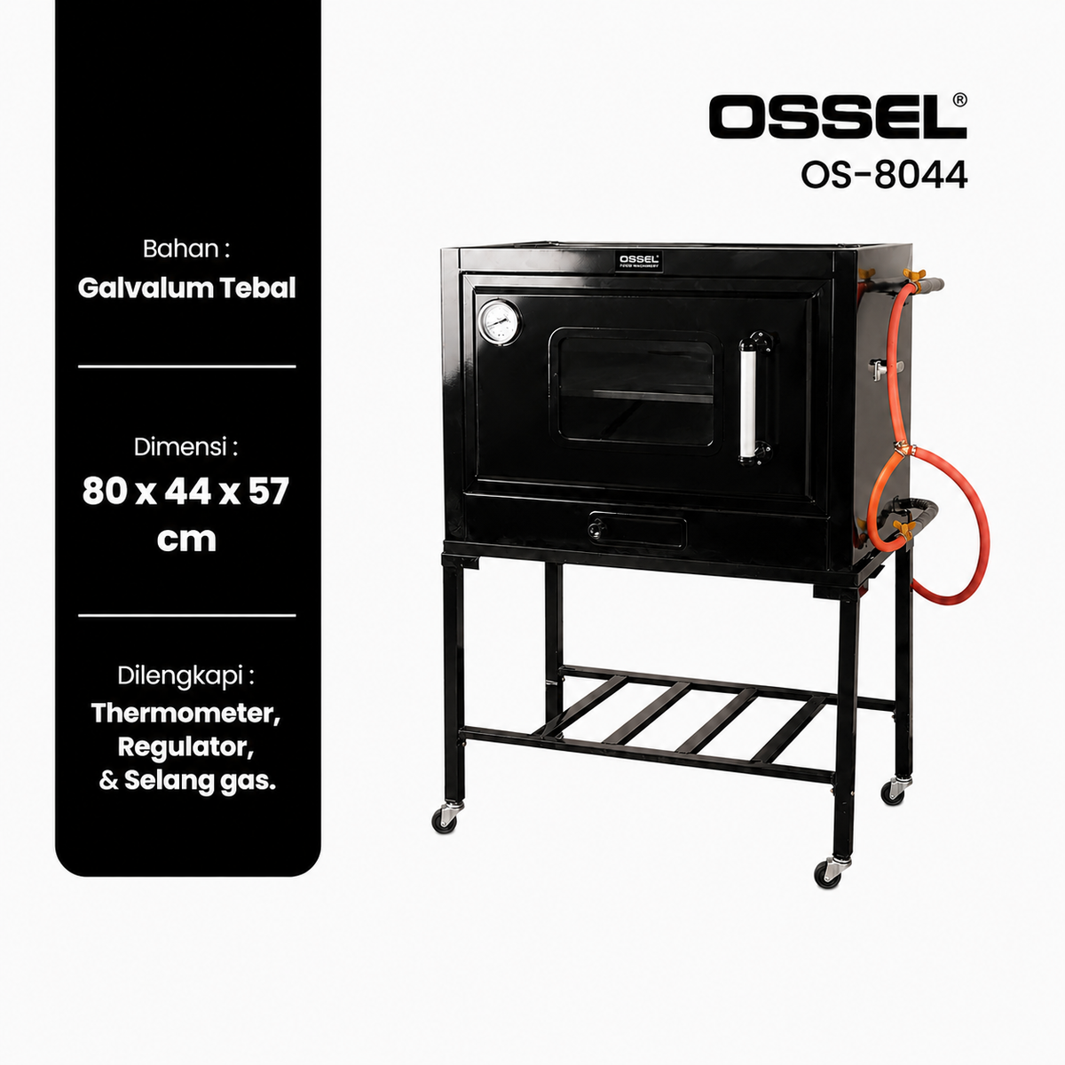 OSSEL Oven Gas OS8044