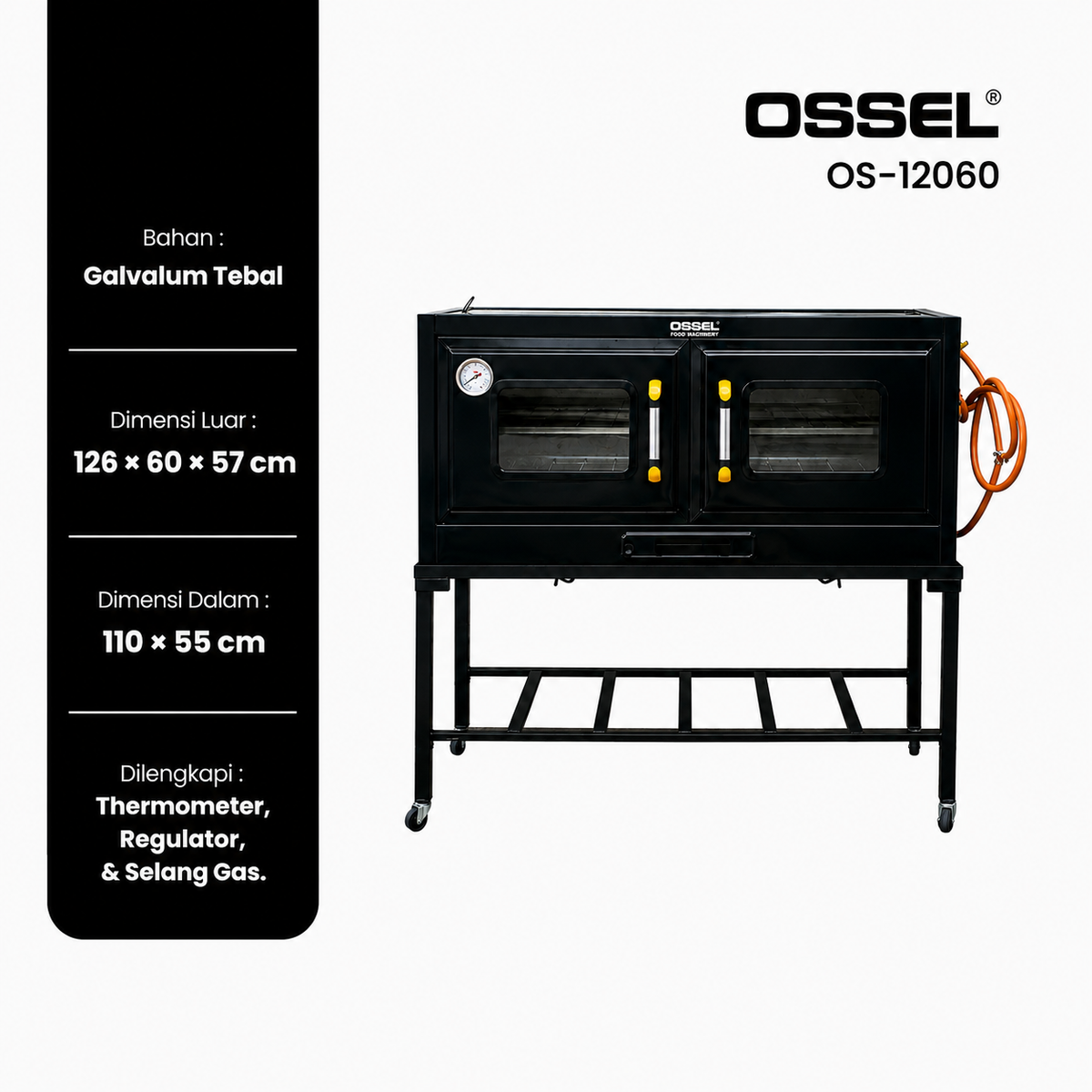 OSSEL Oven Gas OS-12060