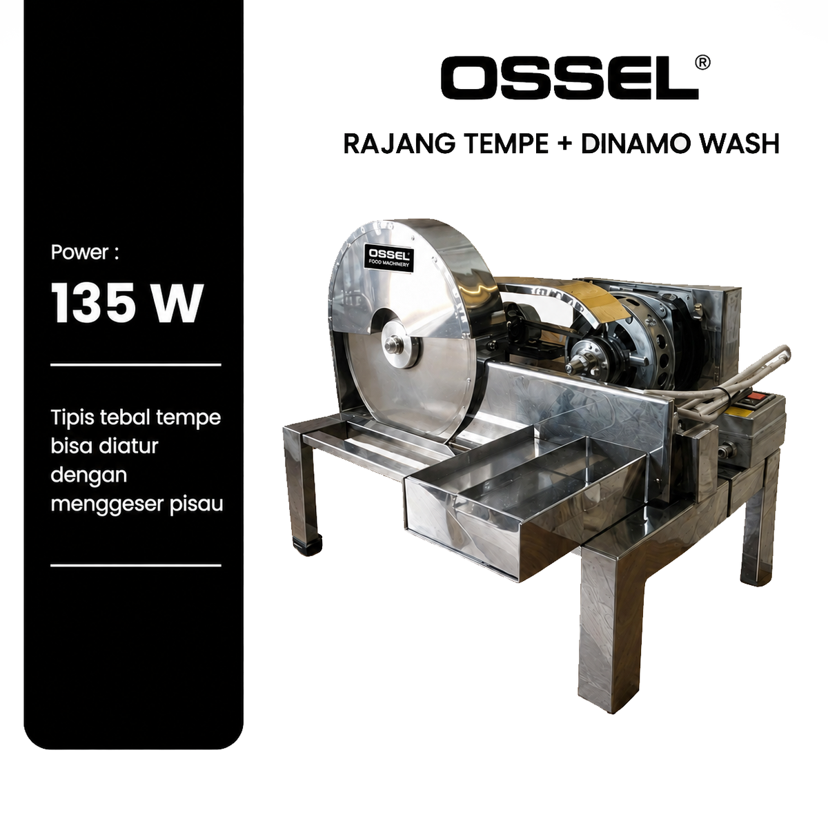 OSSEL Mesin Pengiris Tempe