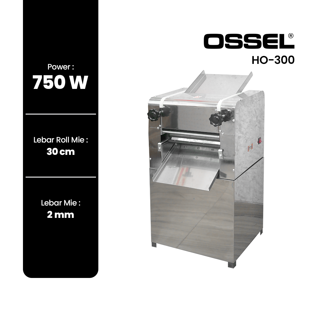 OSSEL Giling Mie Listrik Body Stainless Steel HO300RL