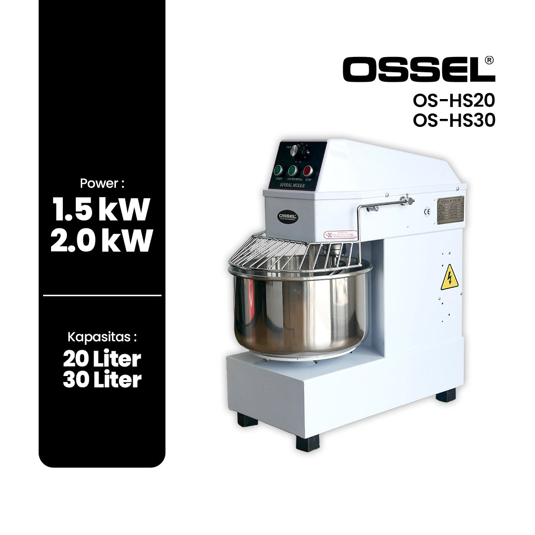 OSSEL Spiral Mixer Spiral 30 Liter OS-HS30