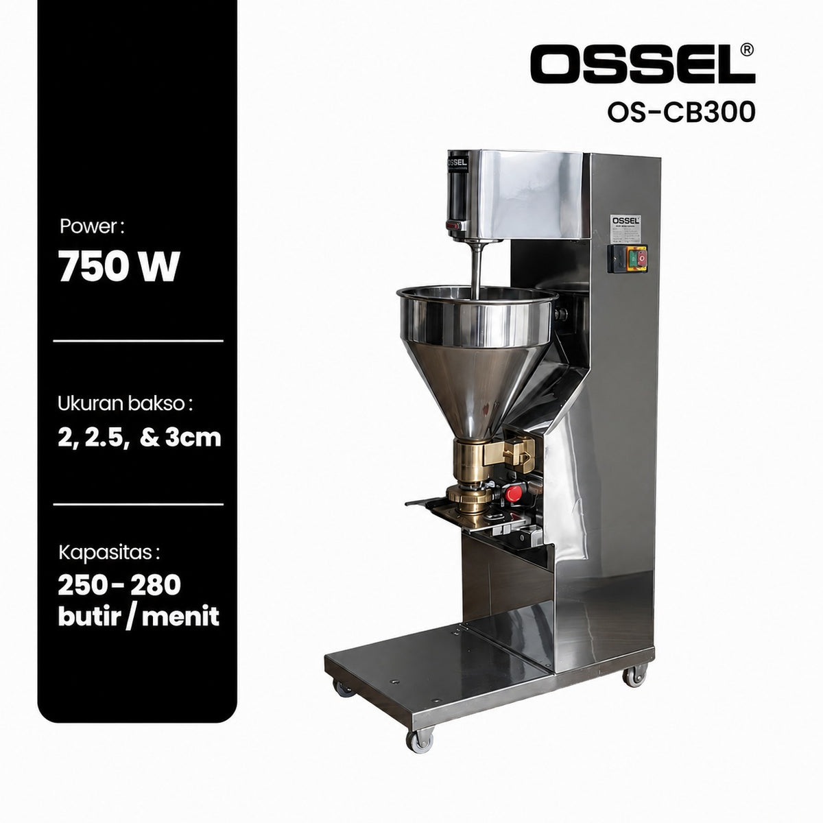 OSSEL Mesin Cetak Bakso Otomatis OS-CB300