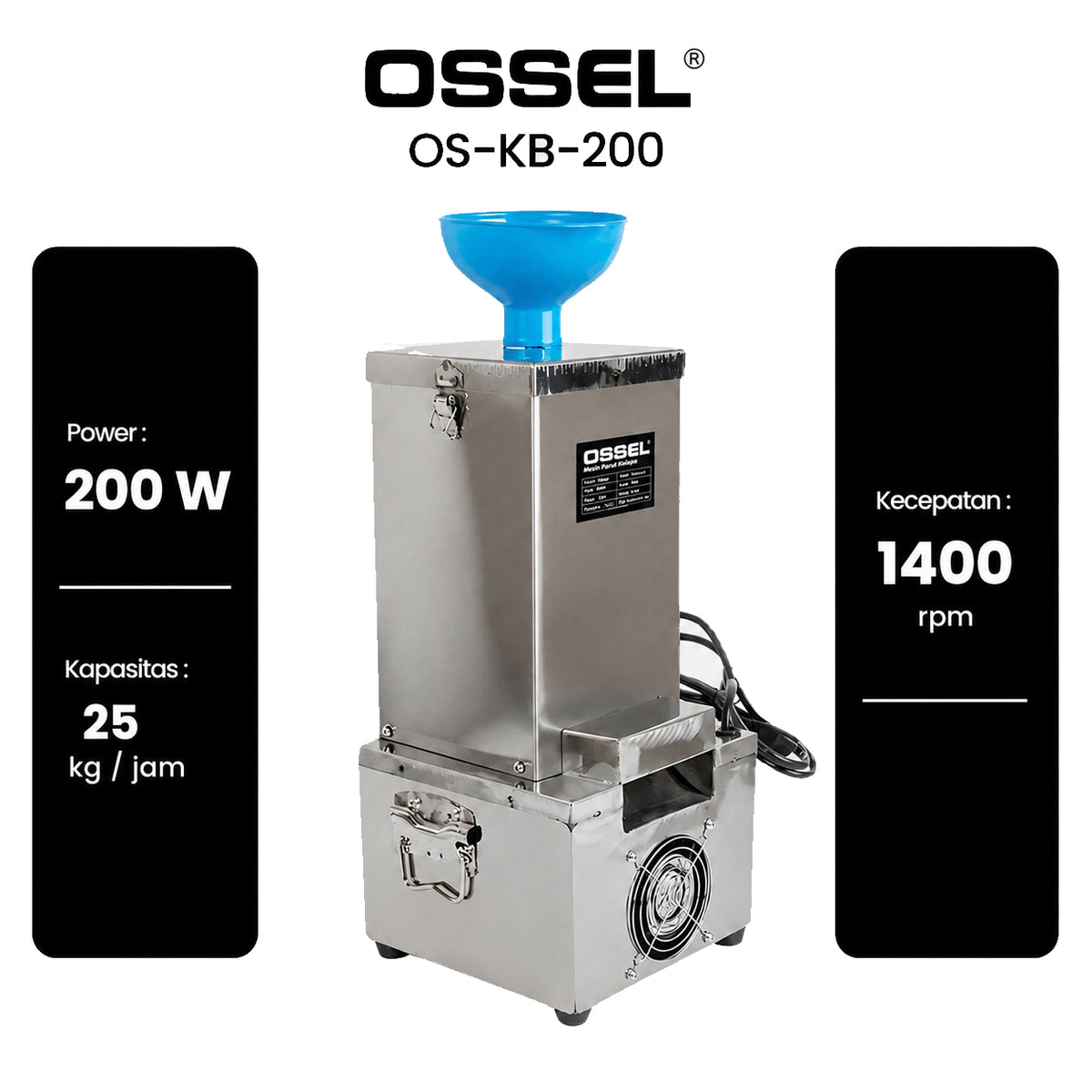 OSSEL Mesin Pengupas Bawang Putih OS-KB200