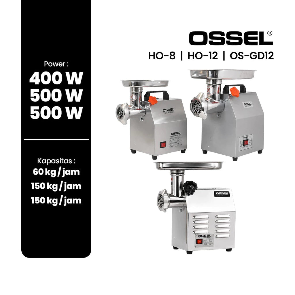 OSSEL Mesin Giling Daging Heavy Duty OS-GD12